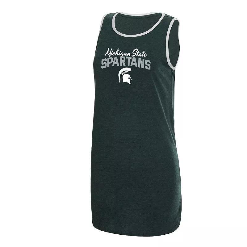 Womens Concepts Sport Michigan State Spartans Tank Top Nightshirt Product Image