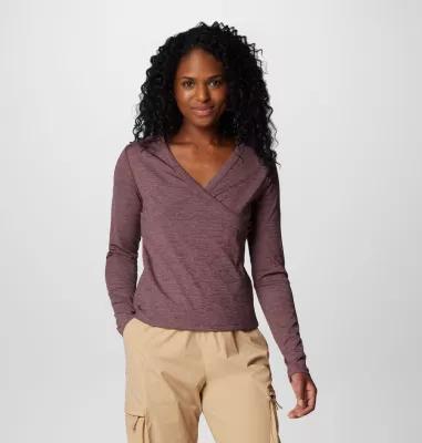 Columbia Women's Boundless Days Knit V-Neck Long Sleeve Shirt- Product Image