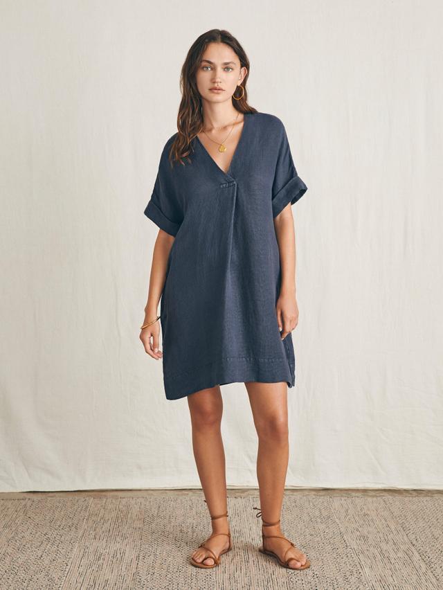 Sanibel Basketweave Dress - Washed Black Female Product Image