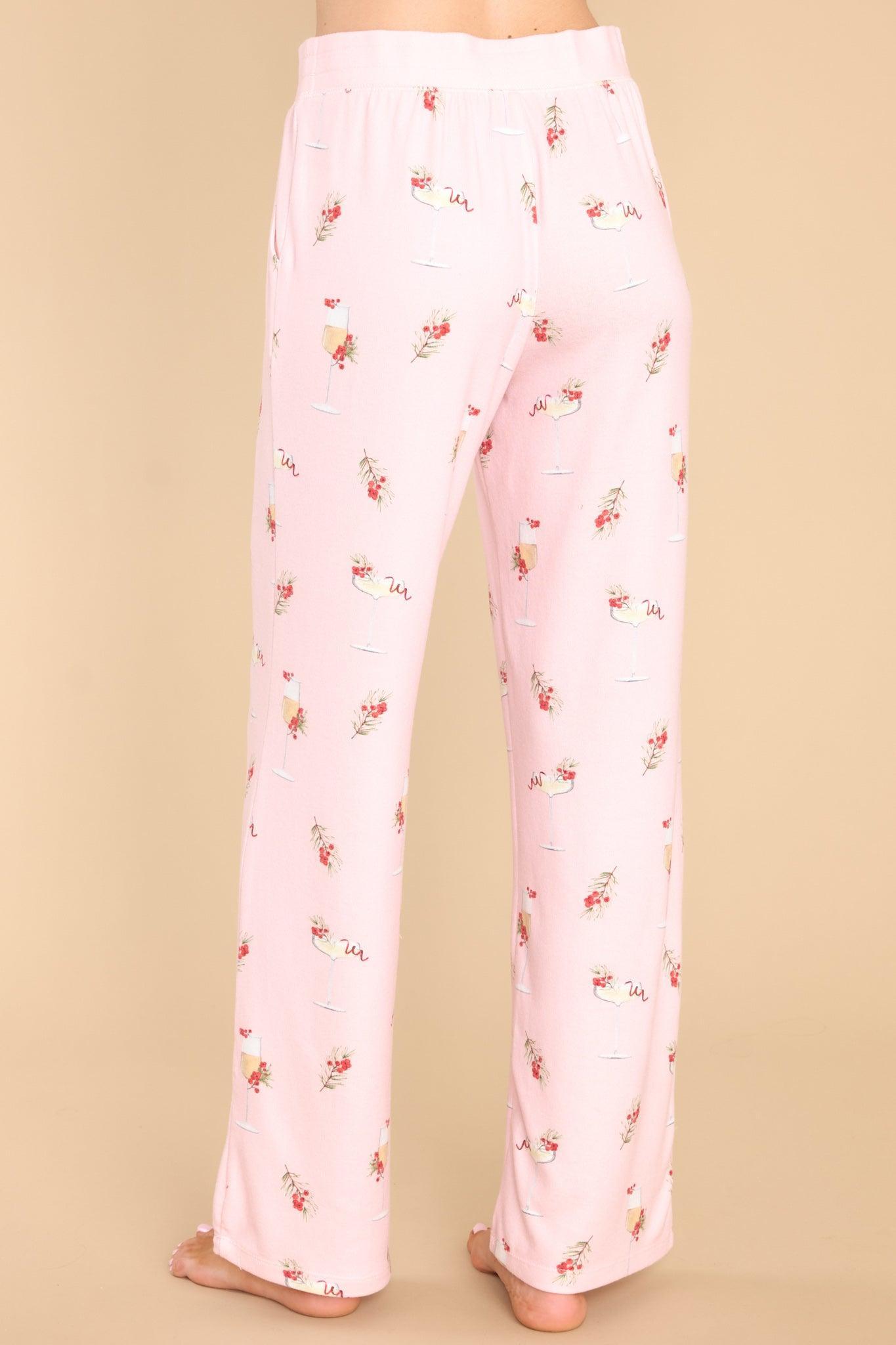 Cabin & Cocktails Light Pink Pj Pants Product Image