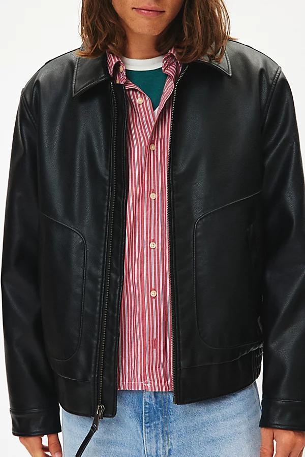 Levis Faux Leather Jacket Mens at Urban Outfitters Product Image