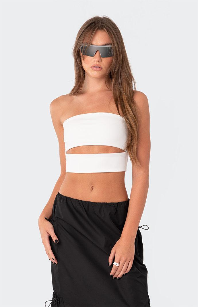 Edikted Womens Darcey Cut-Out Tube Top Product Image