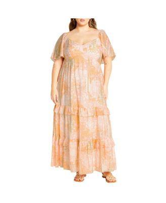 Plus Size Marci Print Maxi Dress Product Image