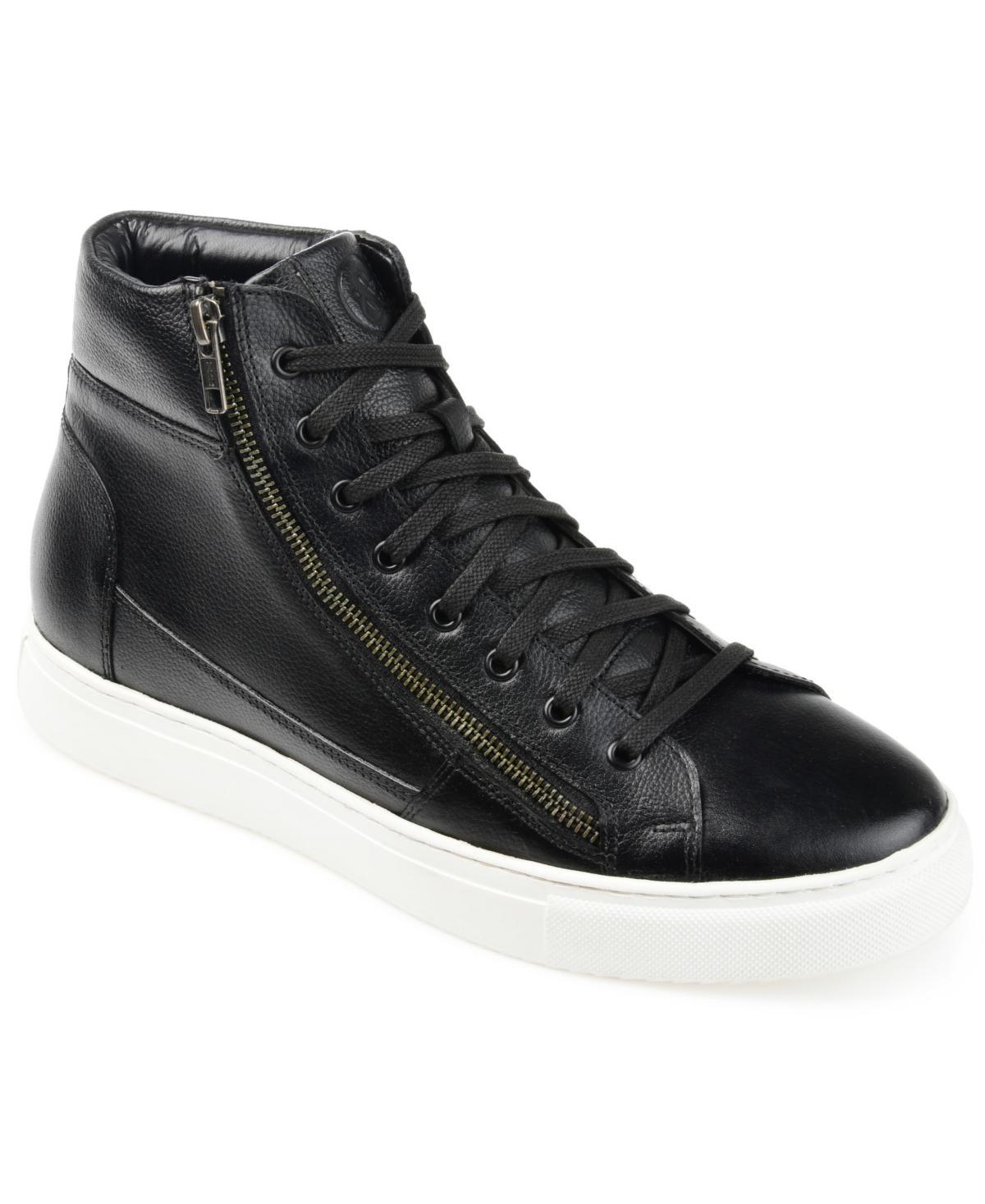 Thomas & Vine Xander Mens Leather High-Top Sneakers Product Image