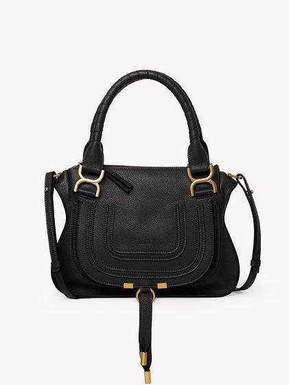 Small Marcie bag in grained leather Product Image