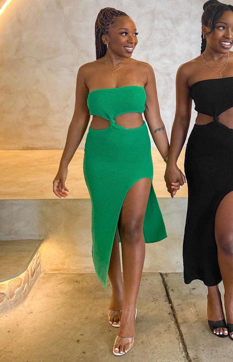 Harbour Green Midi Dress Product Image