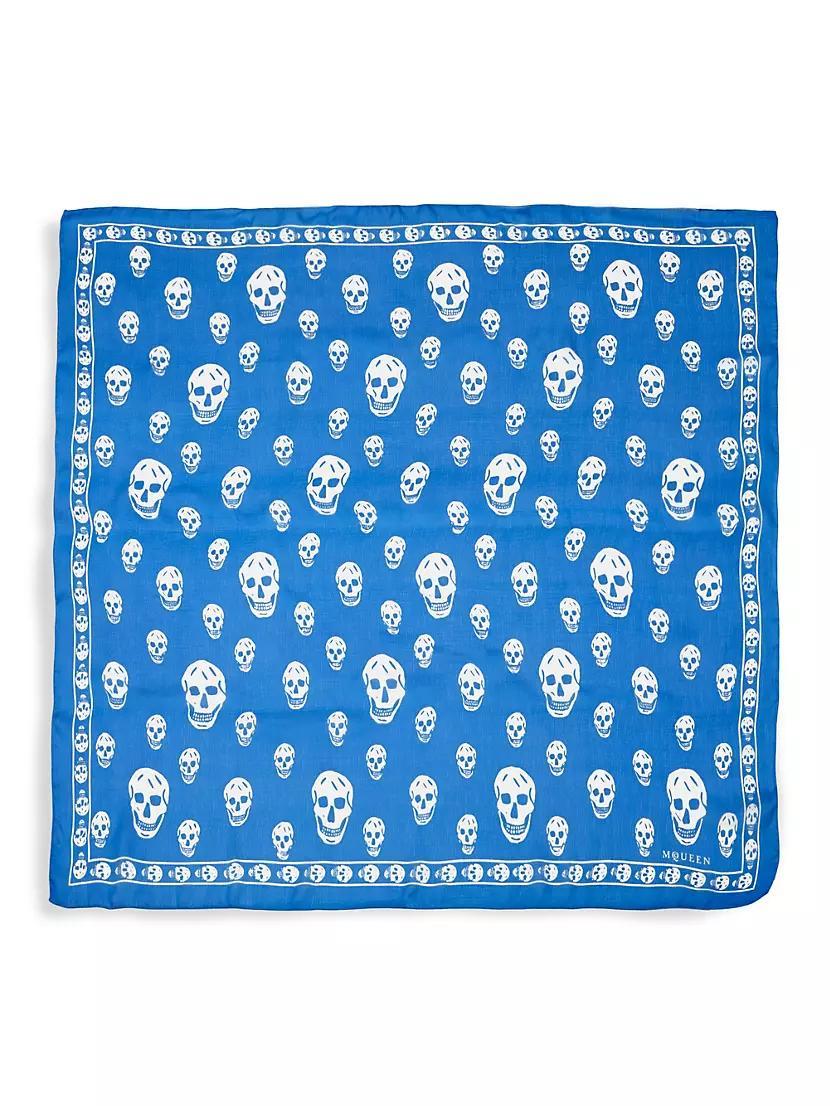 Classic Skull Silk Foulard Product Image