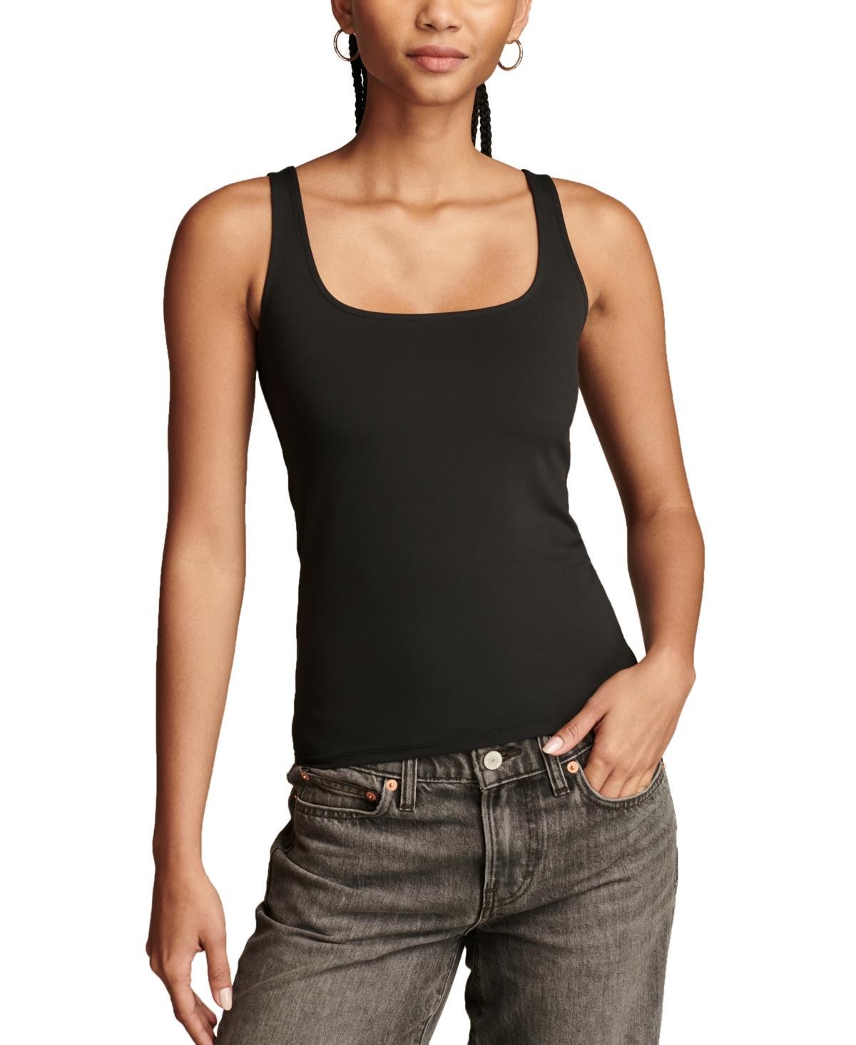 Lucky Brand Womens Seamless Square Neck Tank Top Product Image