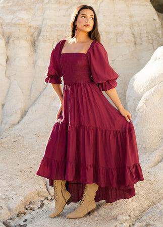 Quella Dress in Mesa Rose Product Image