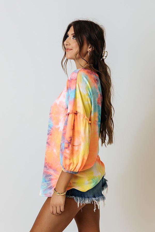 South Beach Party Tie Dye Top Product Image