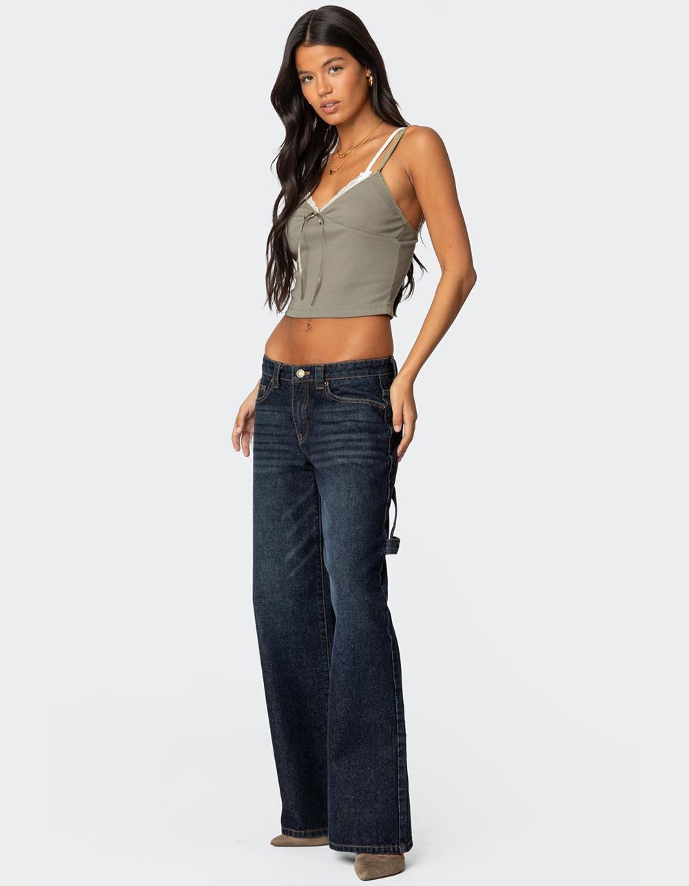 EDIKTED Carpenter Low Rise Jeans Product Image