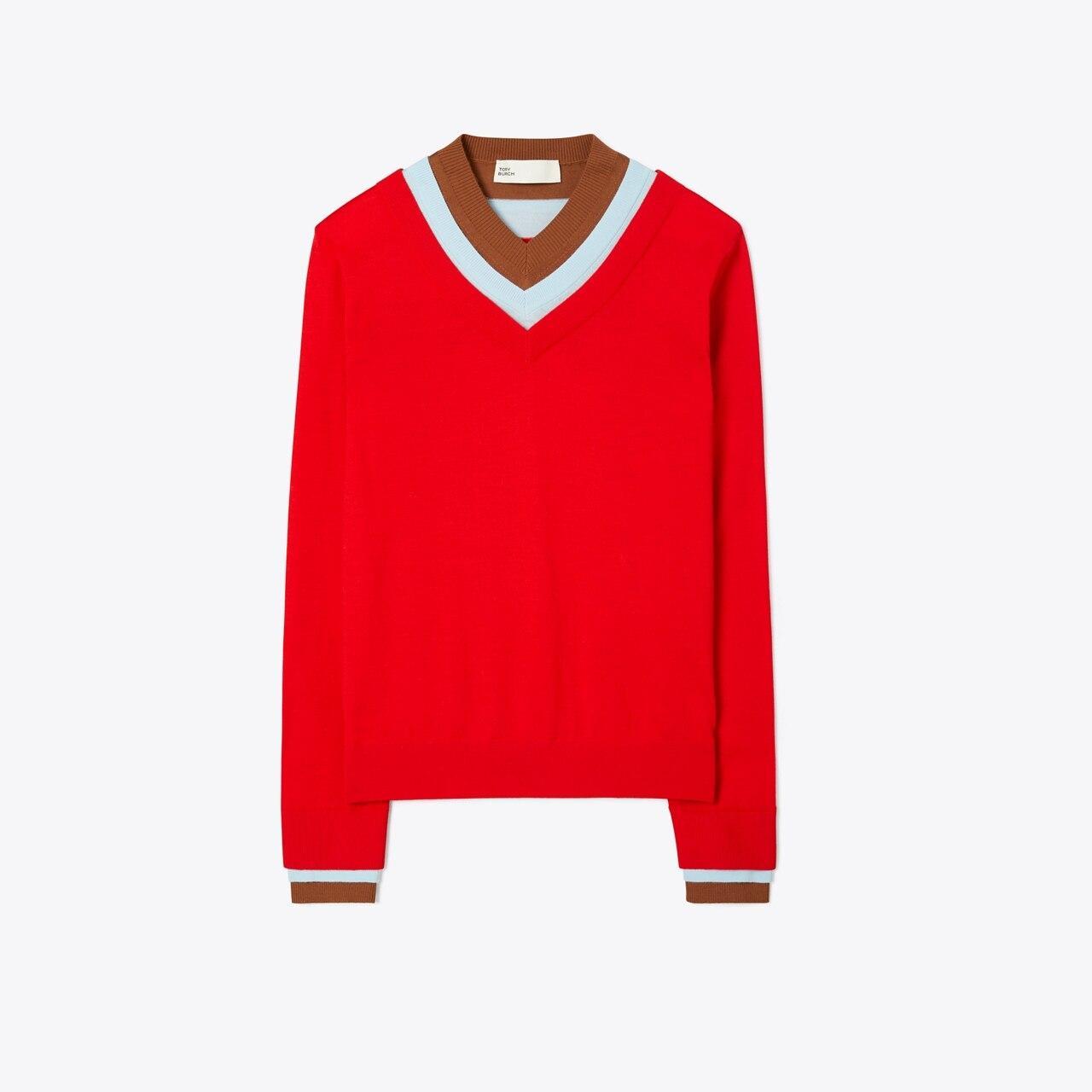 Triple Layer Colorblock Sweater Product Image