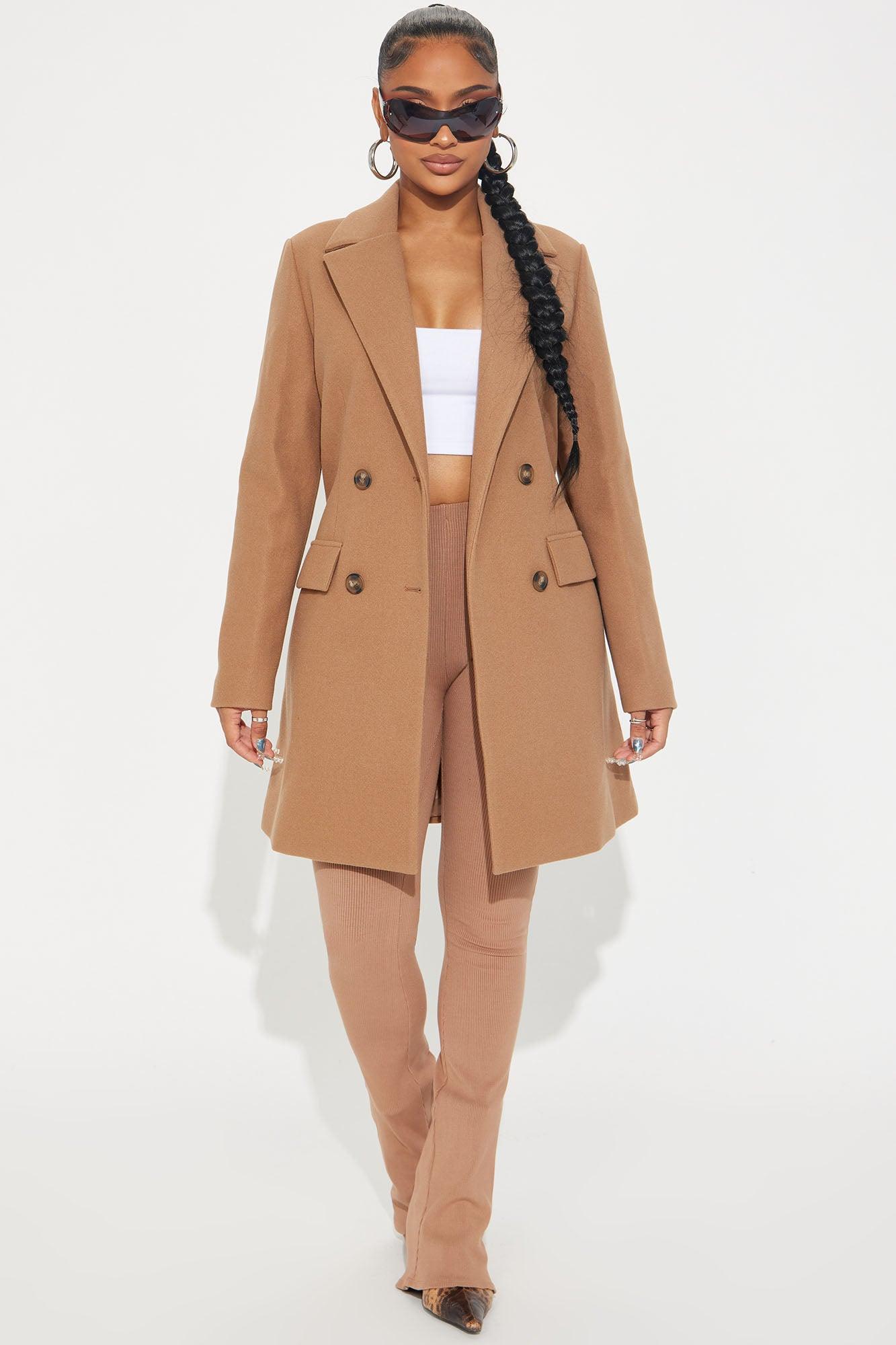 Kim Wool Coat - Camel product image