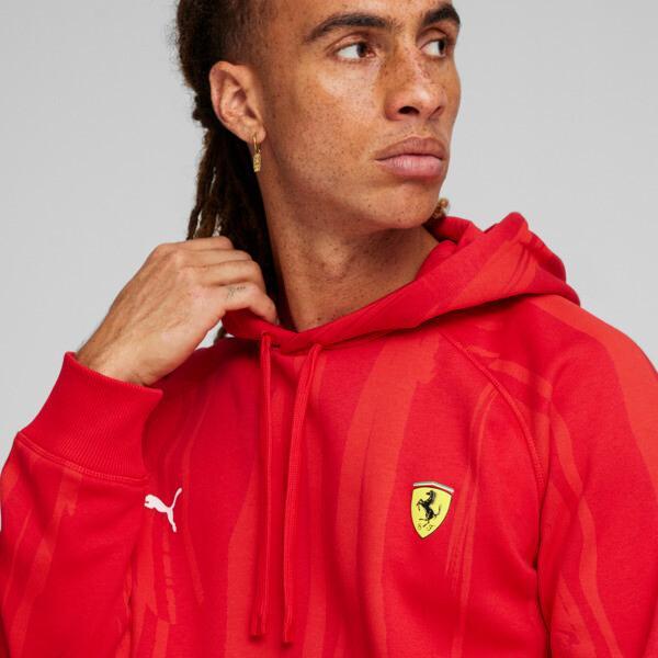 PUMA Scuderia Ferrari Race Men's Motorsport Hoodie in Red Product Image