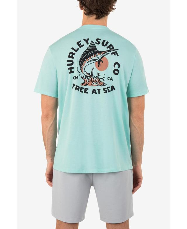 Hurley Mens Everyday Free At Sea Short Sleeves T-shirt Product Image