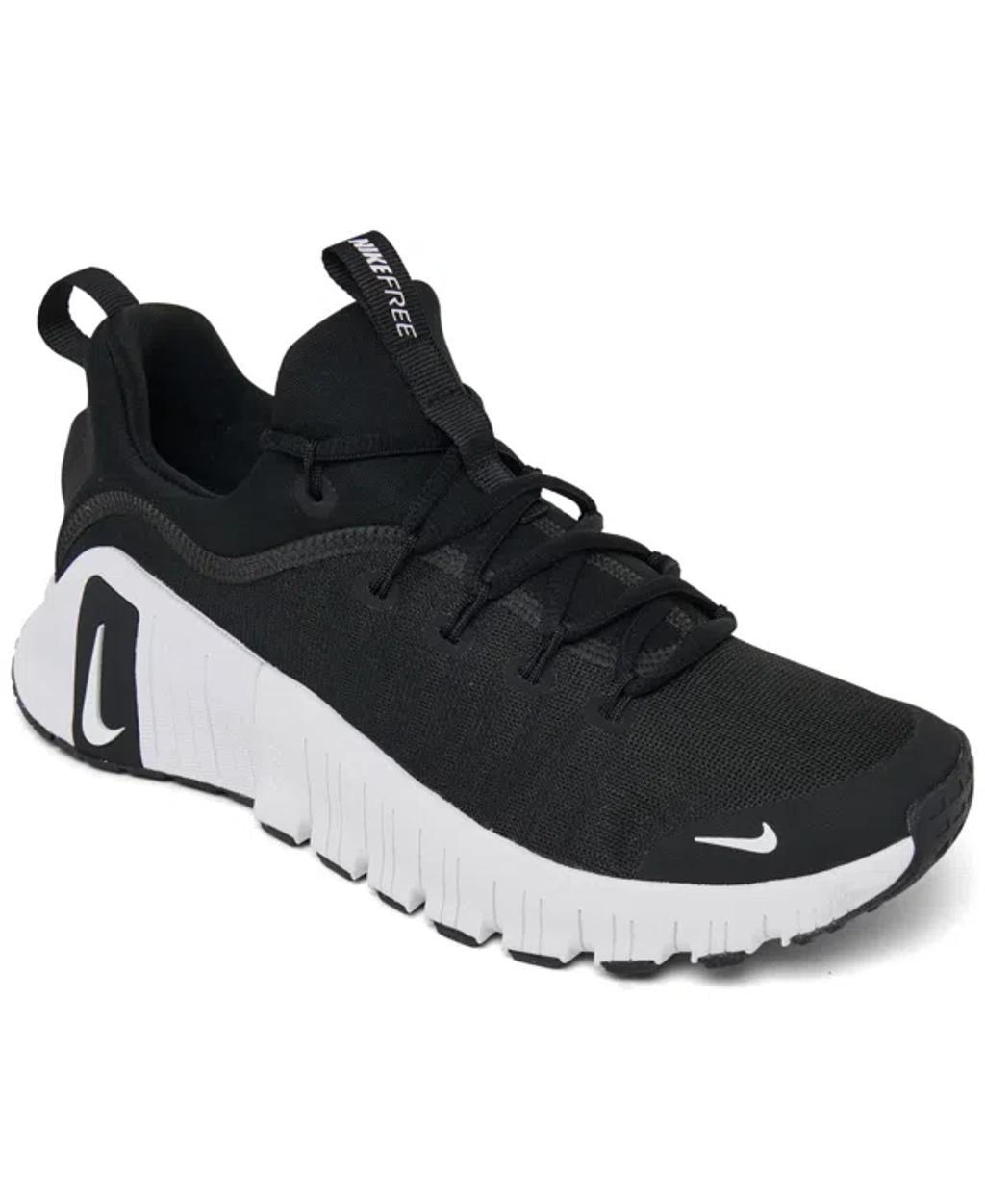 NIKE Women's Free Metcon 6 Training Sneakers From Finish Line In White/black Product Image