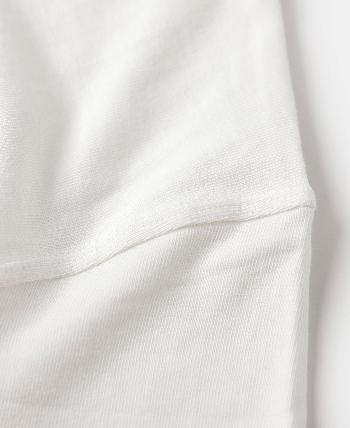 1930s Slanted Pocket Tubular T-Shirt - White Product Image