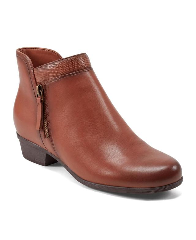 Rockport Womens Carly Side Zip Casual Ankle Booties Product Image