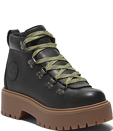 Timberland Womens Stone Street Mid Lace Up Platform Hikers Product Image