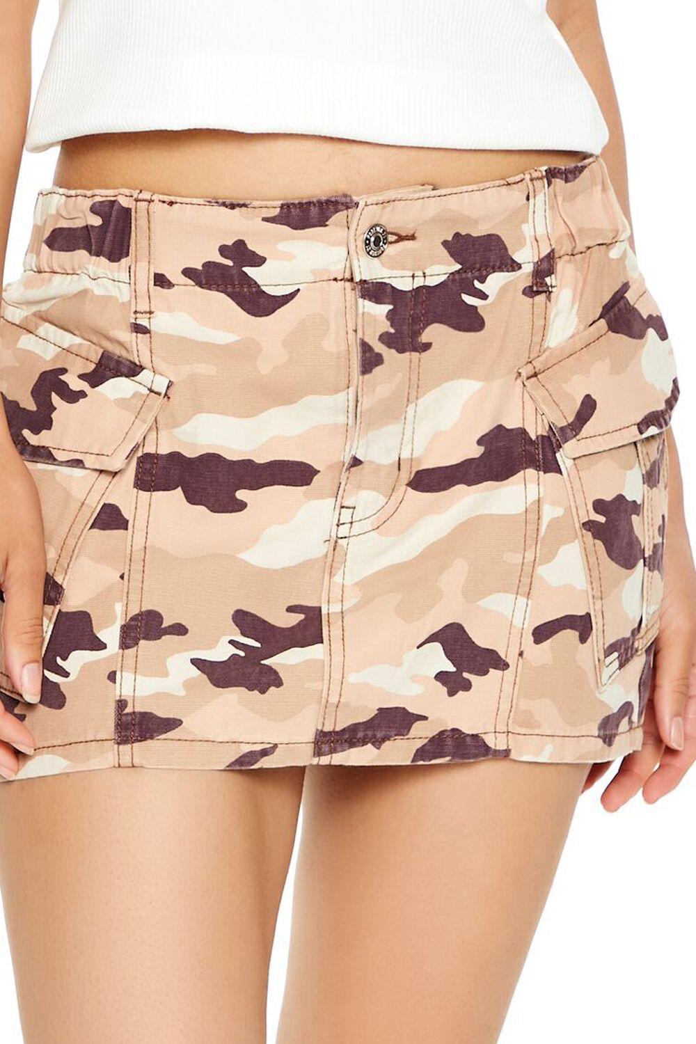 Camo Print Mini Skirt | Forever 21 Product Image