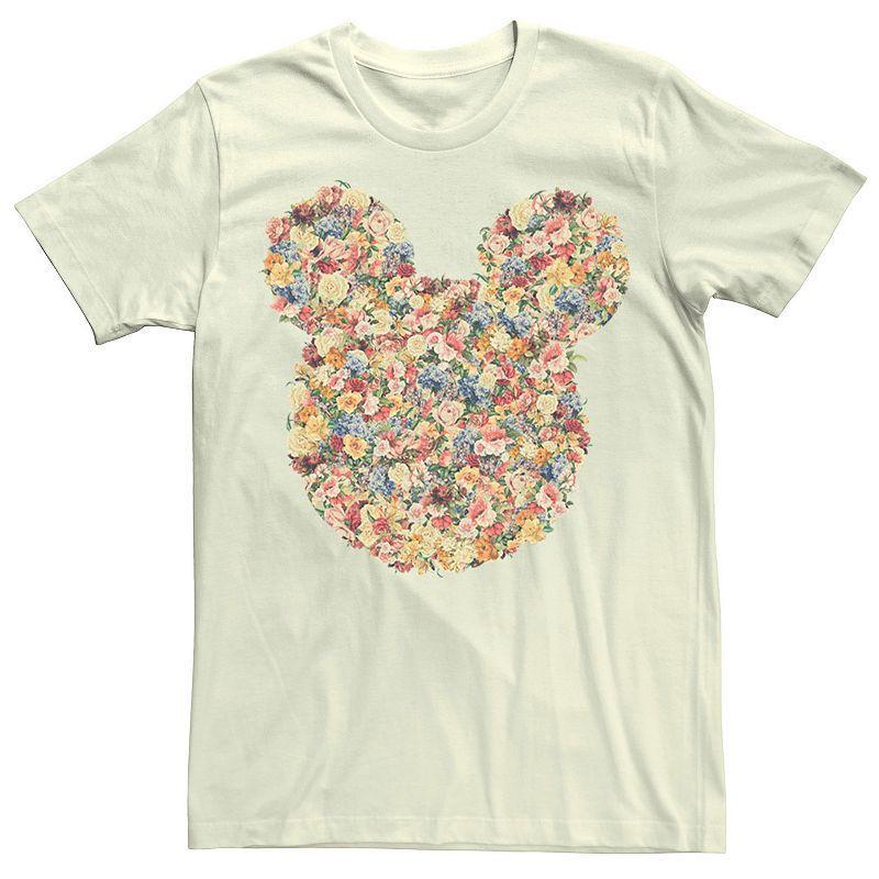 Disneys Mickey And Friends Mickey Mouse Mens Floral Fill Tee Product Image