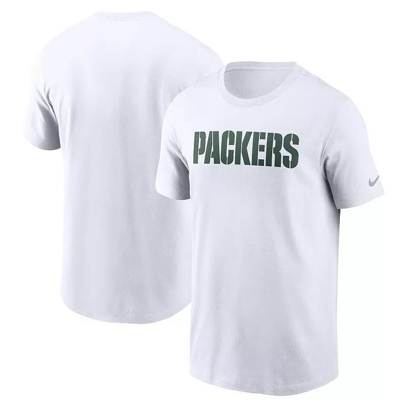 Green Bay Packers Primetime Wordmark Essential Nike Men's NFL T-Shirt Product Image