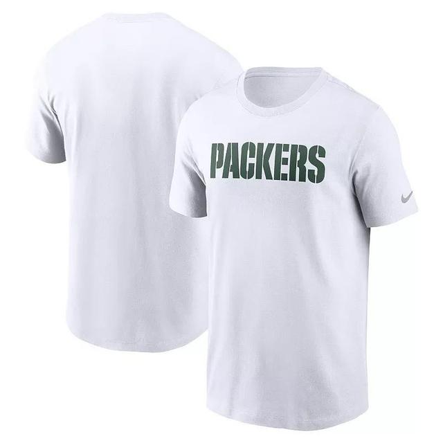 Mens Nike Green Bay Packers Primetime Wordmark Essential T-Shirt Product Image