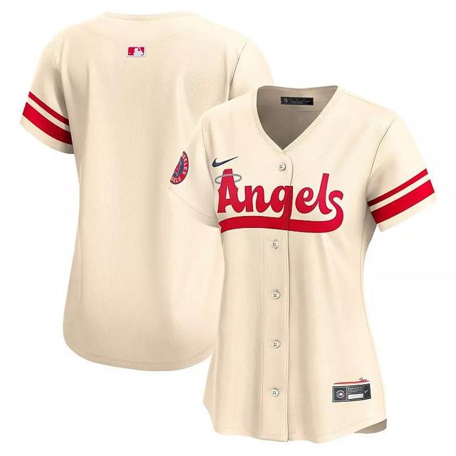 Womens Nike Cream Los Angeles Angels City Connect Limited Jersey Product Image