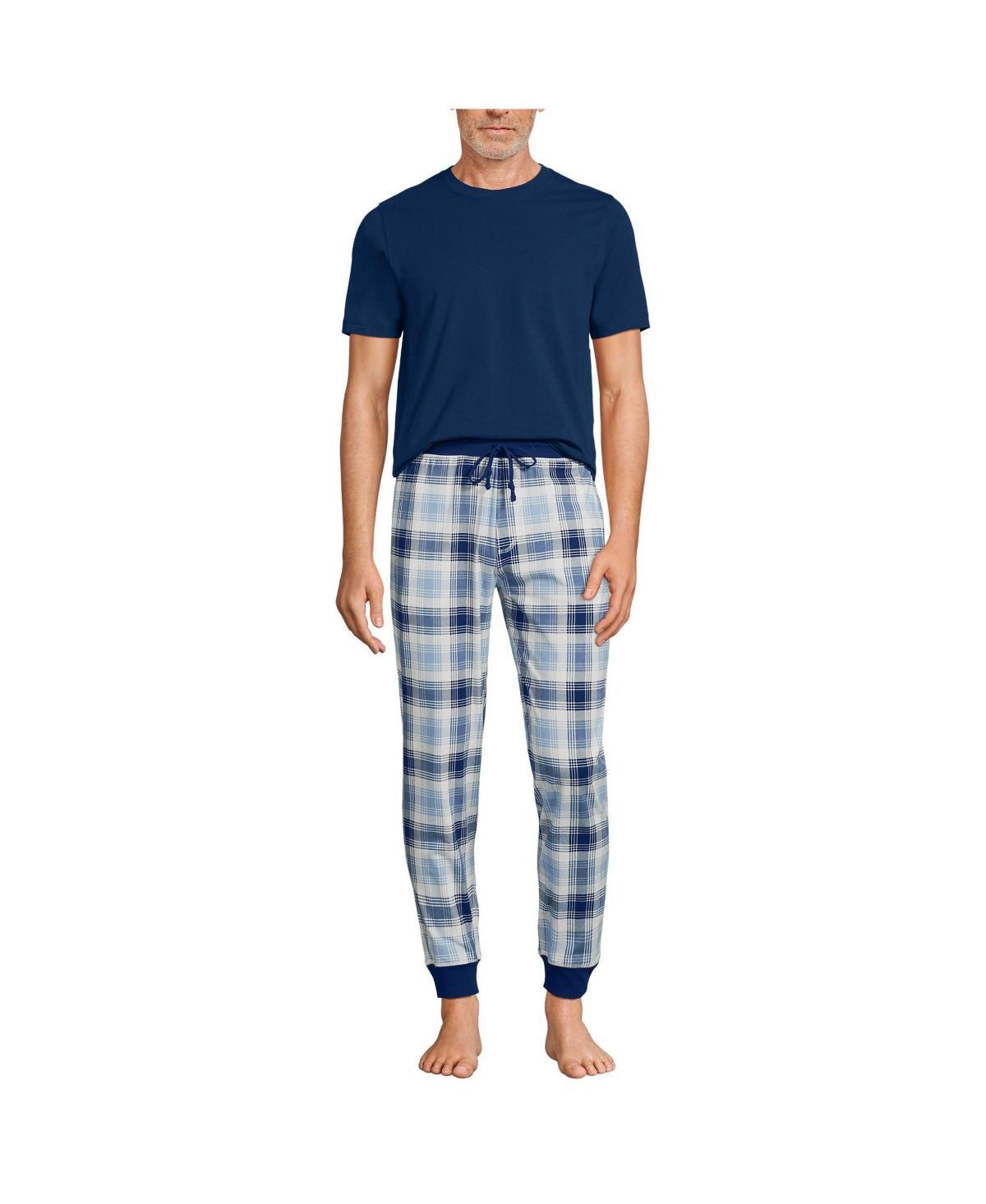 Mens Lands End Jersey Pajama Sleep Set Product Image