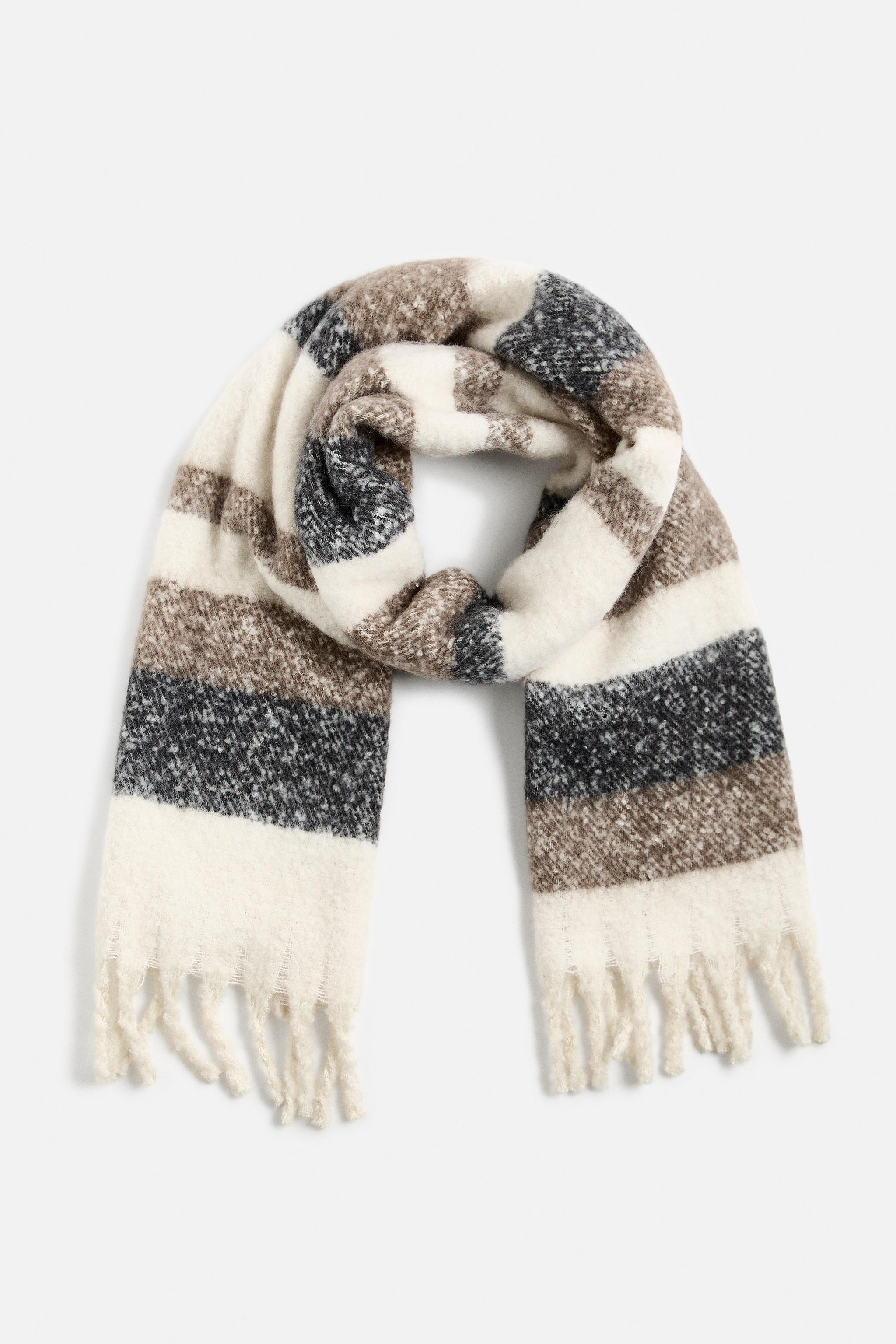 BRUSHED STRIPED SCARF Product Image