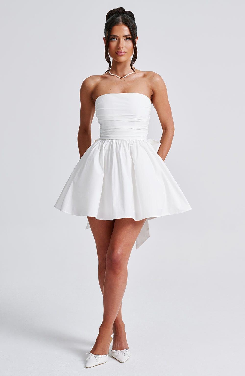 Katrina Mini Dress - Ivory Product Image