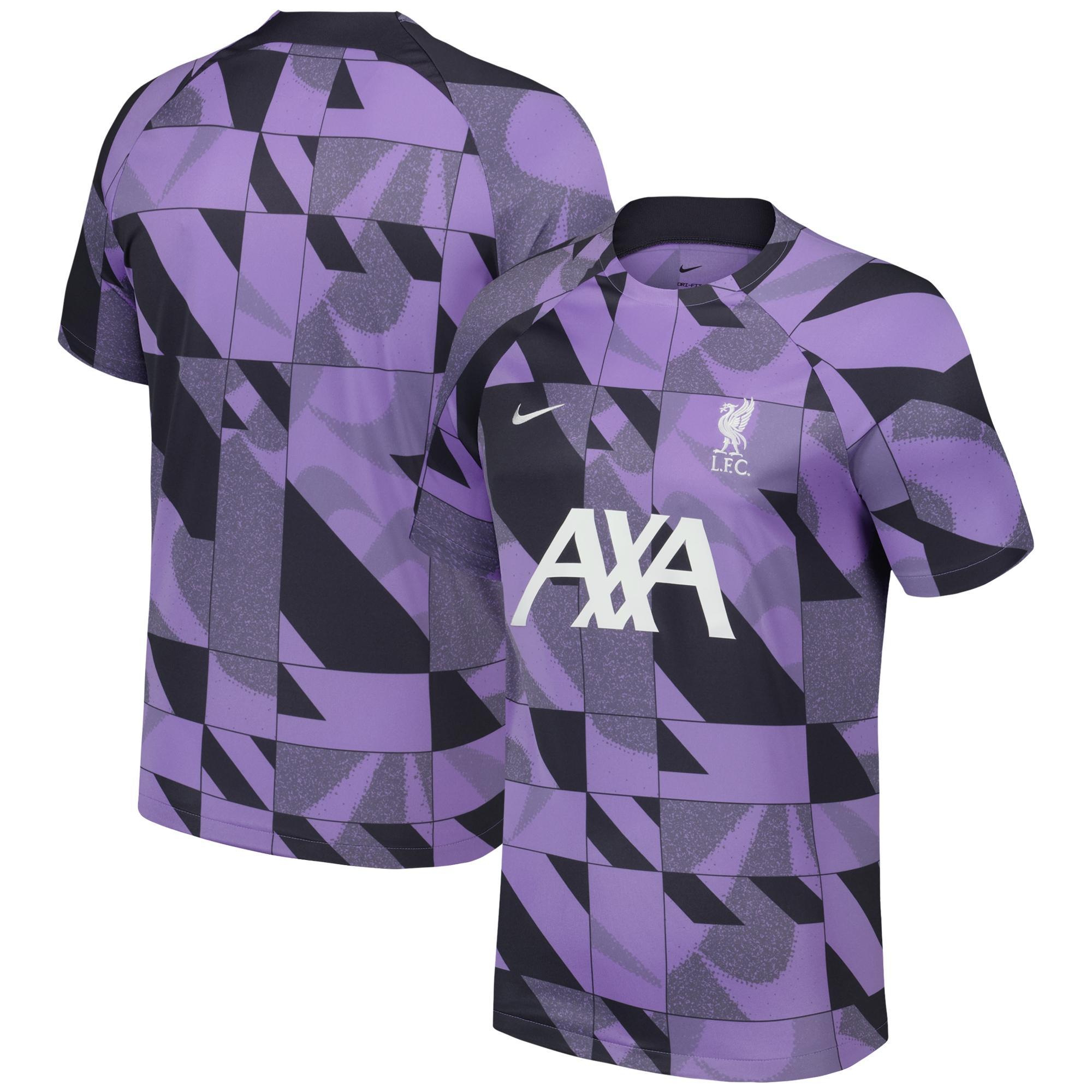 Mens Nike Purple Liverpool 2023/24 Academy Pro Pre-Match Top Product Image