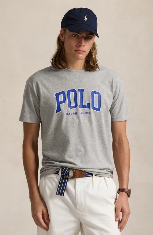 POLO RALPH LAUREN Classic Fit Logo Jersey T-shirt In Andover Heather Product Image