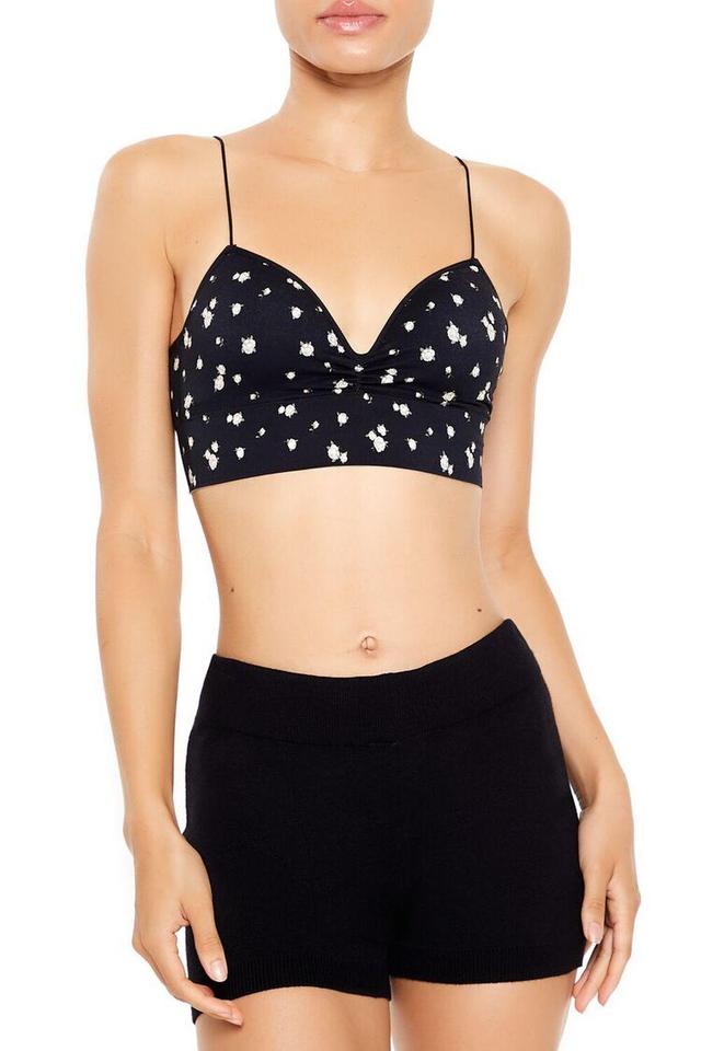 Seamless Rose Padded Bralette | Forever 21 Product Image