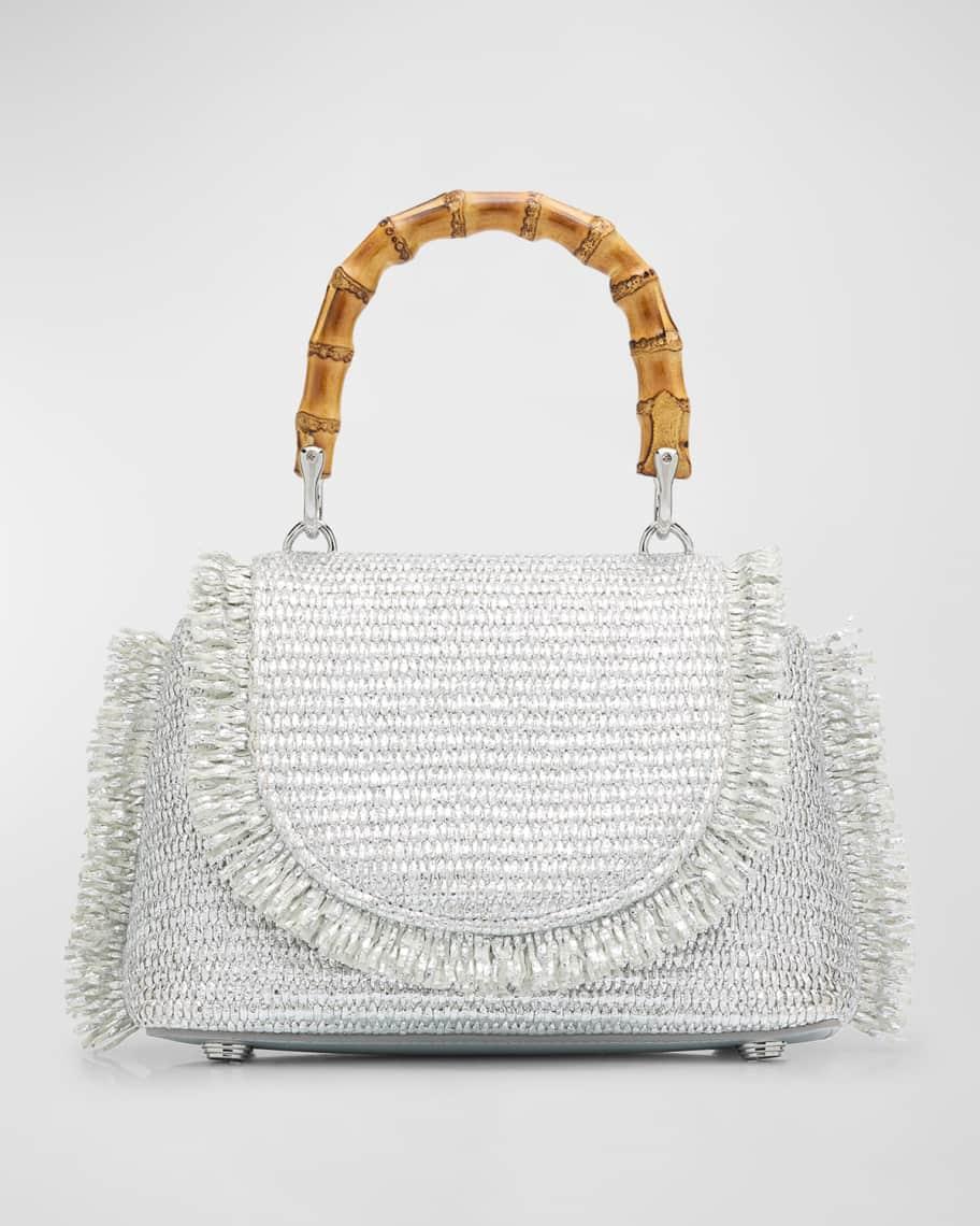 Ozzy Mini Fringe Metallic Top-Handle Bag Product Image