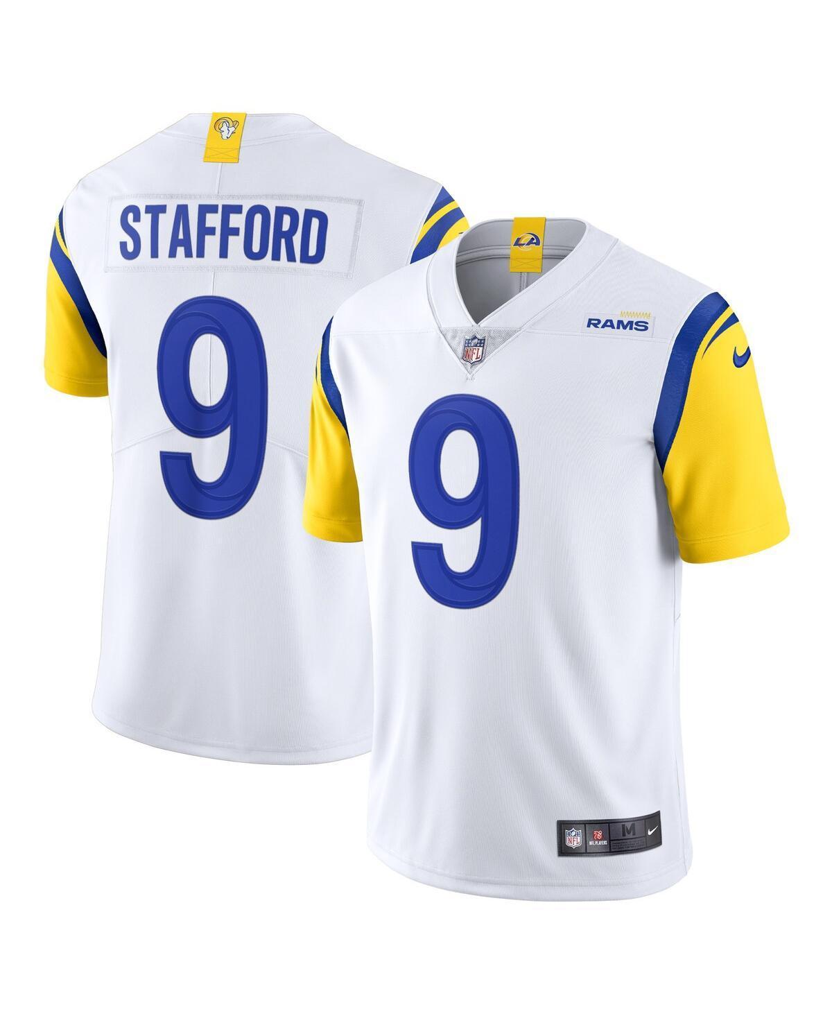 Mens Nike Matthew Stafford White Los Angeles Rams Alternate Vapor Limited Jersey - White Product Image