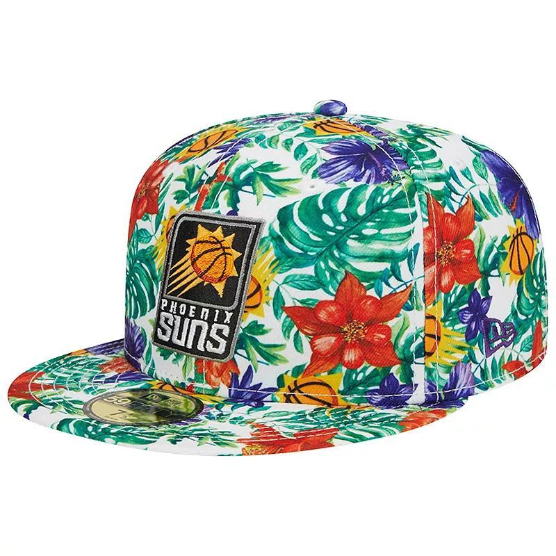 Mens New Era Phoenix Suns Tropical Hibiscus 59FIFTY Fitted Hat Product Image