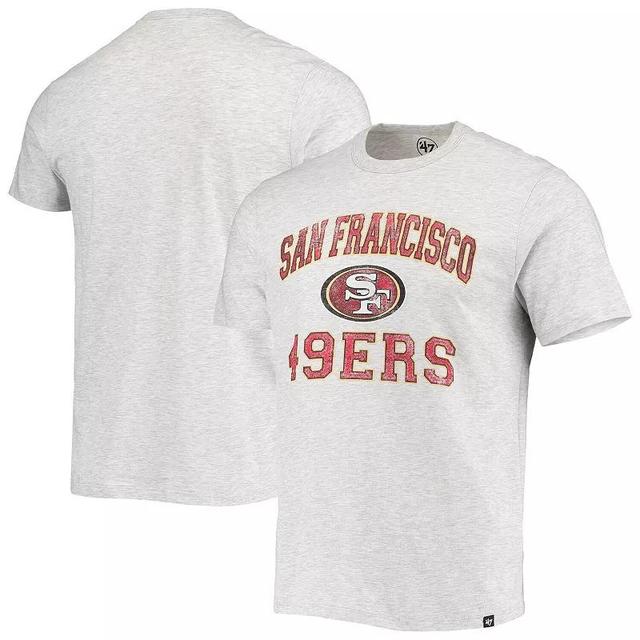 Mens 47 Heathered Gray San Francisco 49ers Union Arch Franklin T-Shirt Product Image