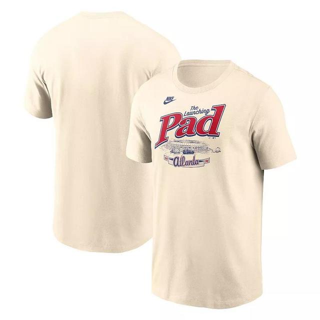 Mens Nike Cream Atlanta Braves Local Home Town T-Shirt Product Image