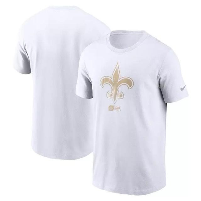 Mens Nike New Orleans Saints Faded Essential T-Shirt Product Image