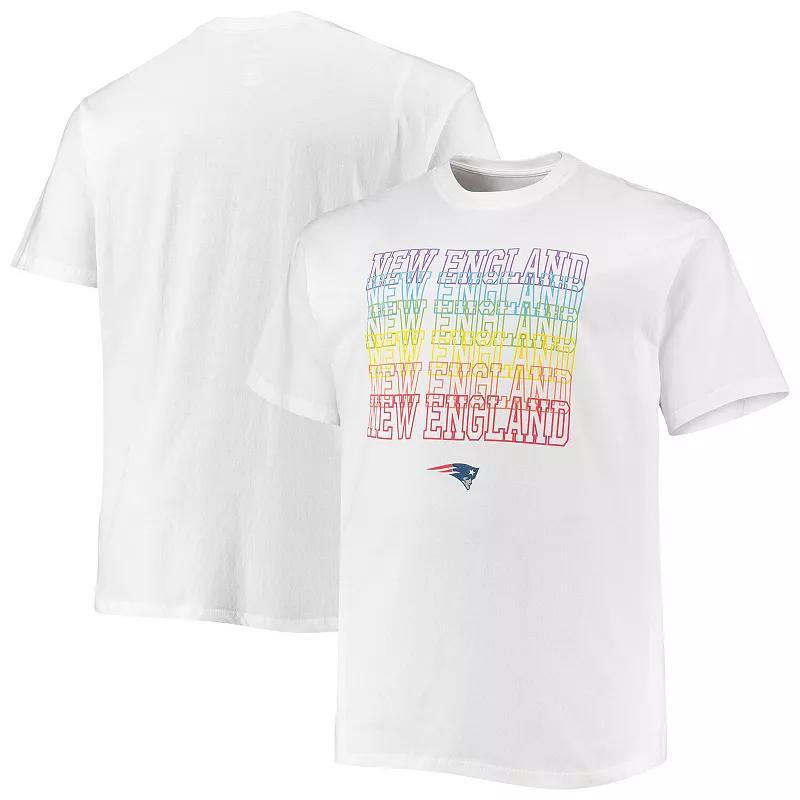 Mens Fanatics White New England Patriots Big and Tall City Pride T-shirt Product Image