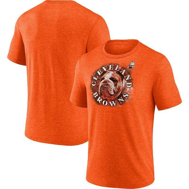 Mens Fanatics Branded Heathered Cleveland Browns Tri-Blend Sporting Chance T-Shirt Product Image