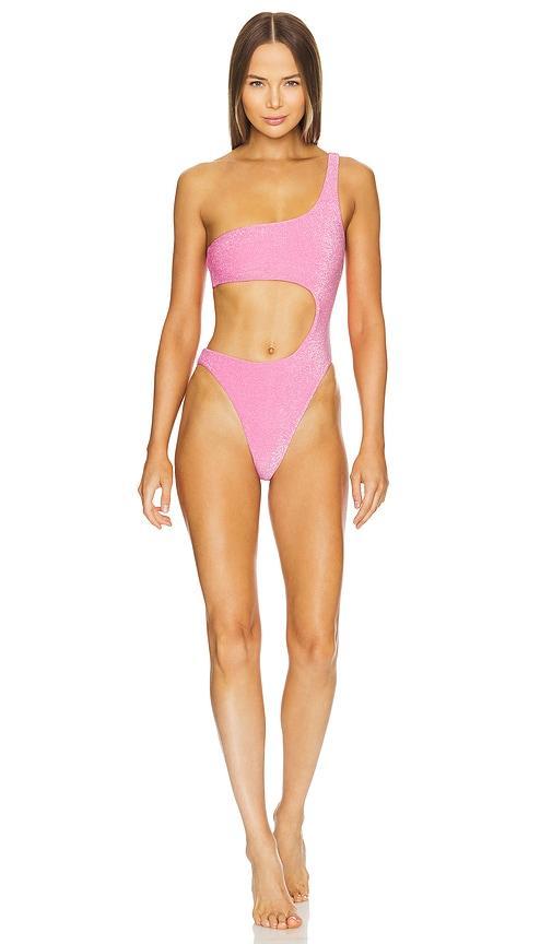 Lovers and Friends Shine On You One Piece in Pink Product Image