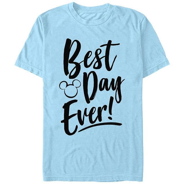 Disneys Mens Best Day Every Mickey Head Silhouette Tee Product Image