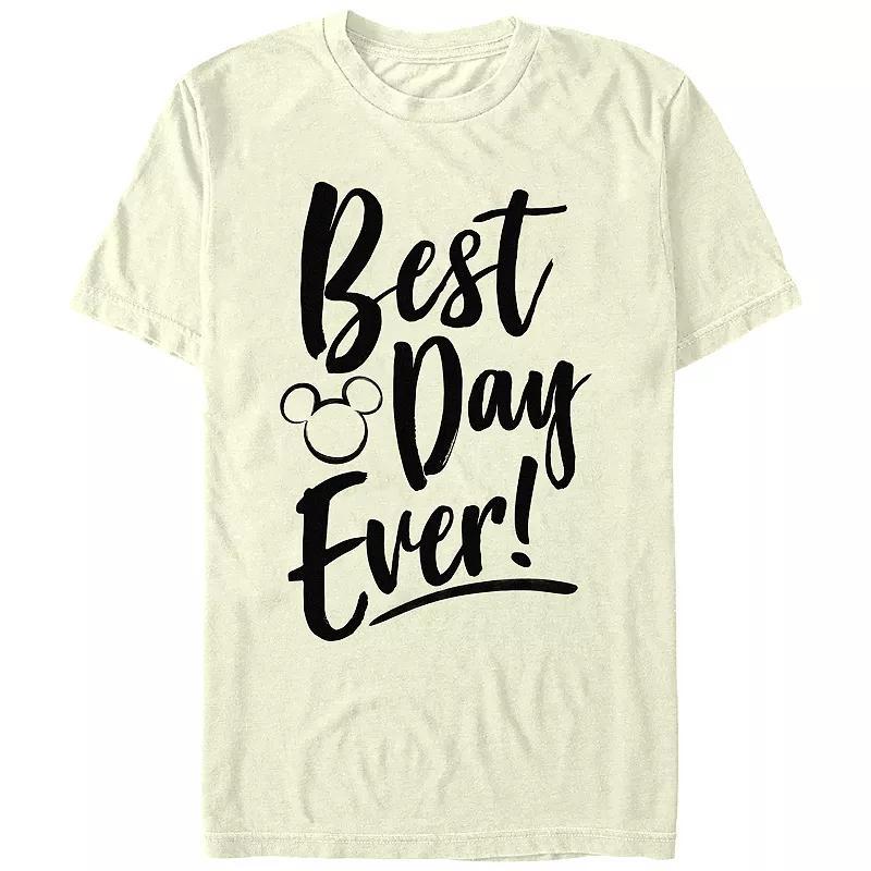 Disneys Mens Best Day Every Mickey Head Silhouette Tee Product Image