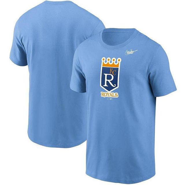 Mens Nike Blue Kansas City Royals Cooperstown Collection Logo T-Shirt Product Image