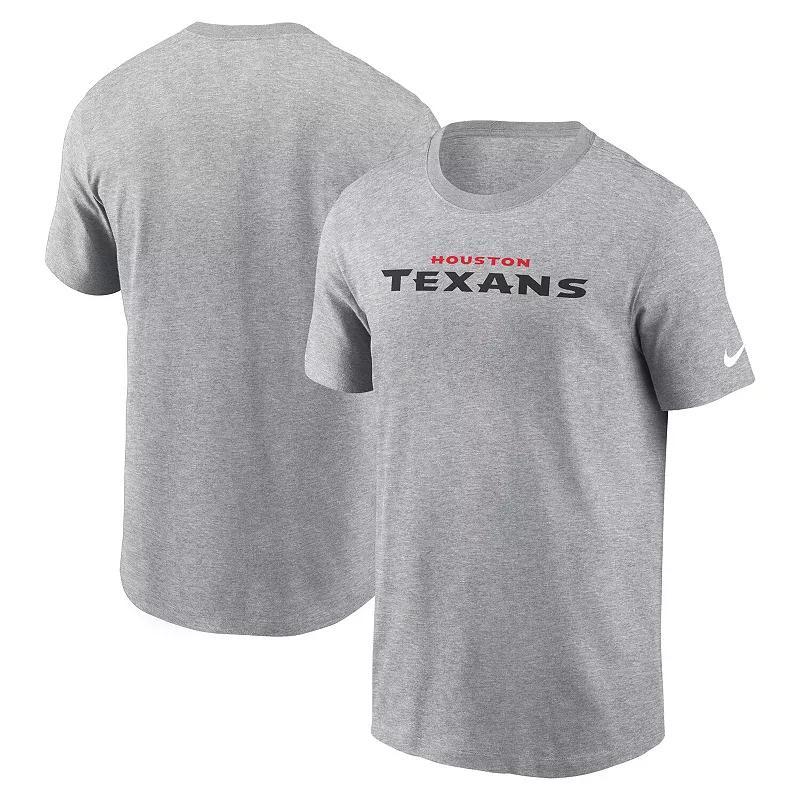 Houston Texans Primetime Wordmark Essential Nike Men's NFL T-Shirt Product Image