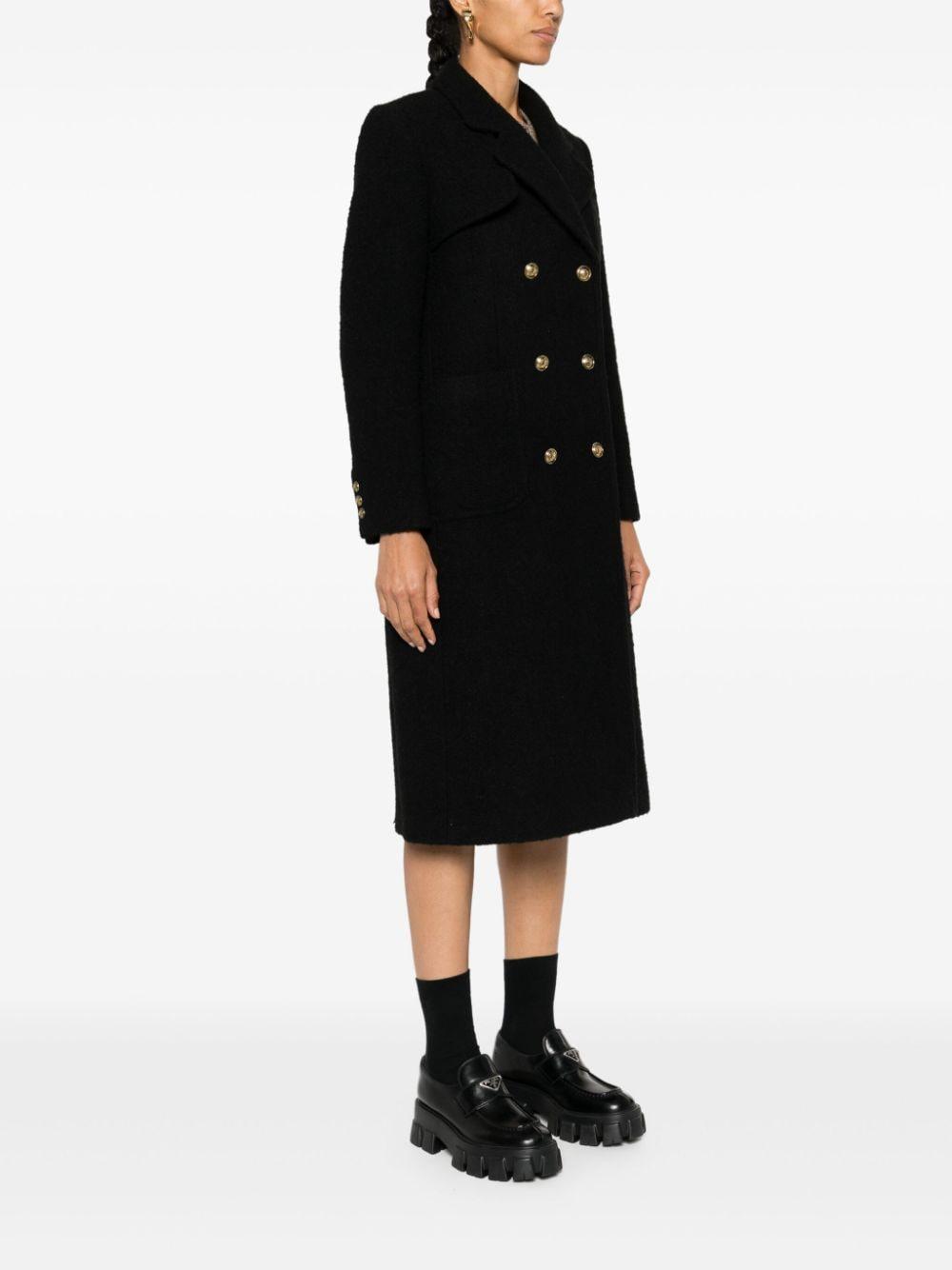 brushed-effect trench coat Product Image