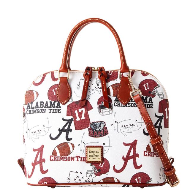 Womens Dooney & Bourke Alabama Crimson Tide Game Day Zip Zip Satchel Product Image