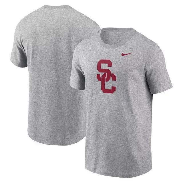 Mens Nike Heather Gray USC Trojans Primetime Evergreen Logo T-Shirt Product Image